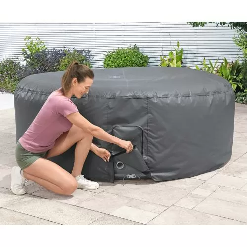 Bestway Lay-Z-Spa EnergySense Thermal Round Hot Tub Cover 2.16 m x 80 cm - grey