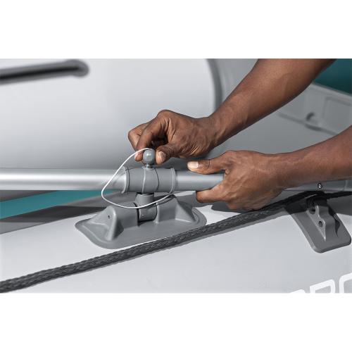 Bestway Hydro Force Mirovia Elite 5-Person Infla table Sport Boat Set 330 x 162 x 44 cm - blue