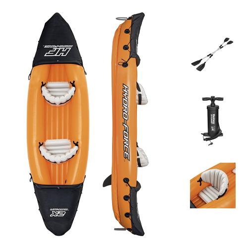Preview: Bestway Hydro-Force Kajak-Set „Lite-Rapid X2“ - orange