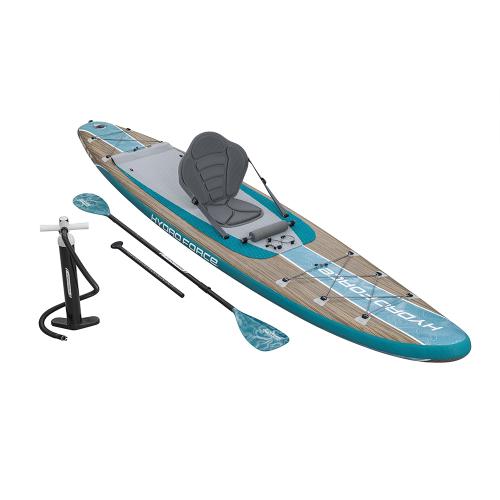 Preview: Bestway Hydro Force Glider Elite 2-in-1 Stand-Up Paddleboard &amp; Kayak Set 381 x 79 x 15 cm - brown