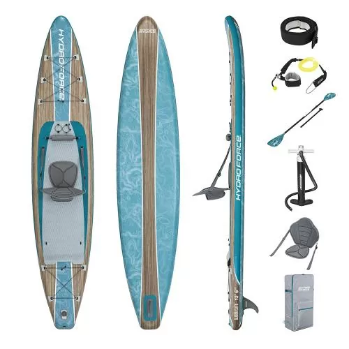 Bestway Hydro Force Glider Elite 2-in-1 Stand-Up Paddleboard & Kayak Set 381 x 79 x 15 cm - brown