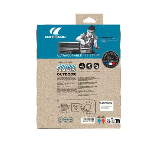 Cornilleau Table tennis rackets Softbat  Quattro - blue red