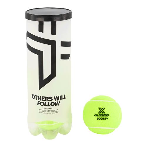 Preview: Oxdog Boost+ Padel Ball Dose (3 Stk.) - gelb