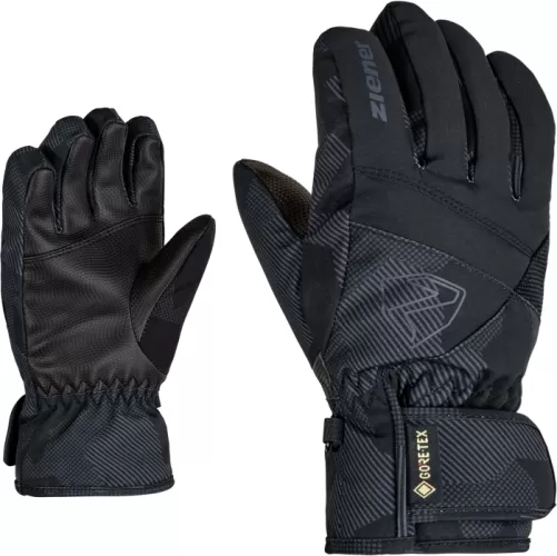 Ziener LEIF-Z GTX glove junior unisex - black.gray ink ca