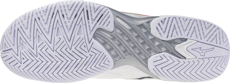 Preview: Mizuno Sport WAVE EXCEED TOUR 7 AC Tennis - white/insignia blue/orange.com