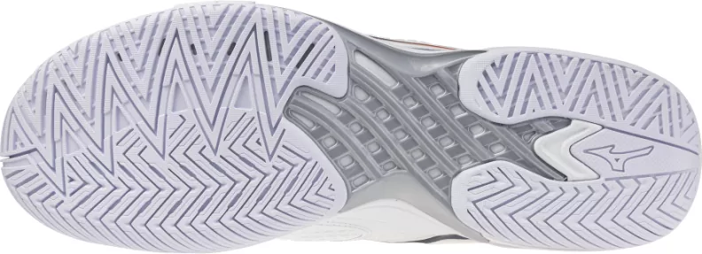 Mizuno Sport WAVE EXCEED TOUR 7 AC Tennis - white/insignia blue/orange.com