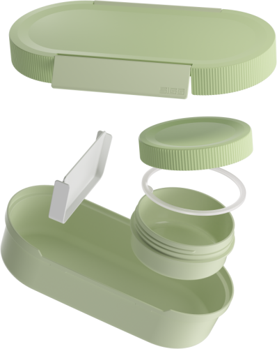 Preview: Sigg LUMO LUNCHBOX L ECO GREEN 1.0 & 0.3 L