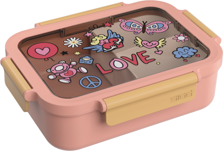 Preview: Sigg NIMO LUNCHBOX PEACE & LOVE 1 L