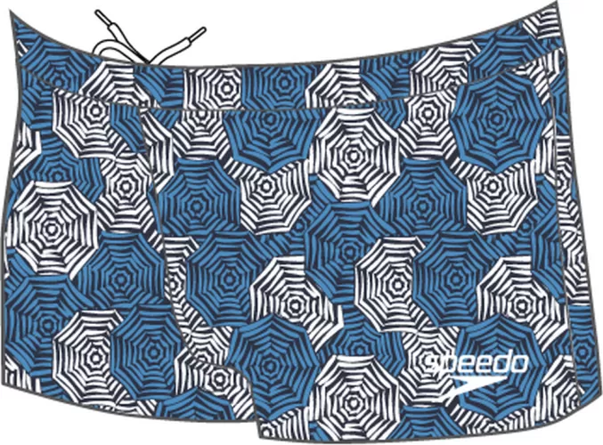 Speedo Escape Aquashort (Kira) Swimwear Male Adult - Pure Blue, Pict