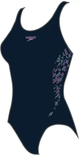 Speedo Placement Muscleback Swimwear Female Adult - True Navy / Swe