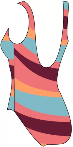 Speedo Allover U-Back Swimwear Female Adult - Oxblood/Soft cora