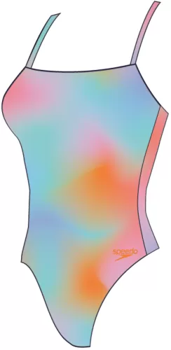 Speedo Printed Adjustable Thinstrap 1 Swimwear Female Adult - Marine Blue, Pu