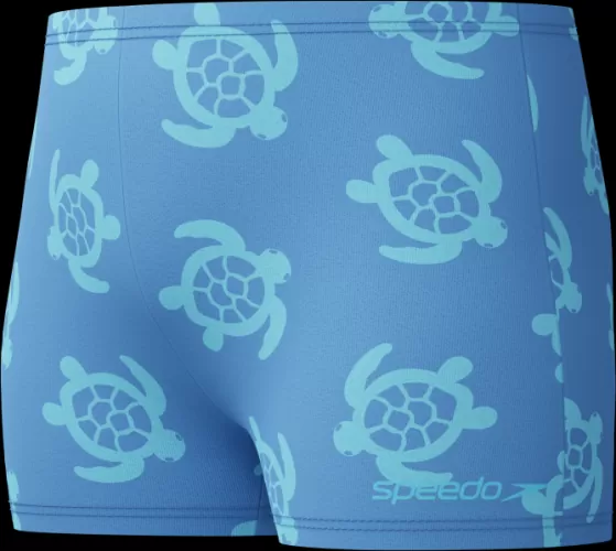 Speedo Print Aquashort Swimwear Male Infant/Toddler - Periwinkle Blue