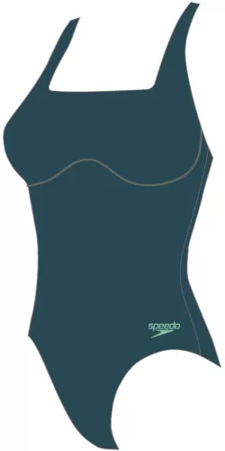 Speedo FlexBandSwimsuit incl. SwimBra Swimwear Female Adult - Dark Teal / Har