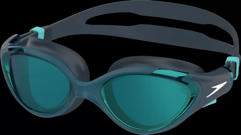 Speedo Biofuse 2.0 Women's Mirror Goggles Female Adult - DARK TEAL / COBALT / EMERALD MIRROR