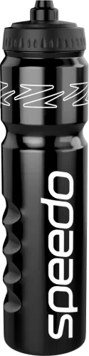 Speedo 1LTR Water Bottle Accessories - Black/White