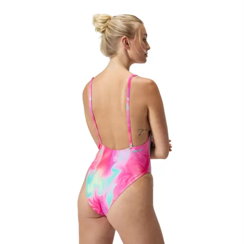 Speedo Printed Convertible 1 Pc Swimwear Female Adult - Coral Sands