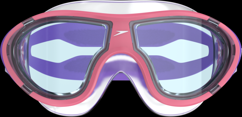 Preview: Speedo Biofuse 2.0 Mask Junior Goggles Junior - Pink Lemonade / Steel