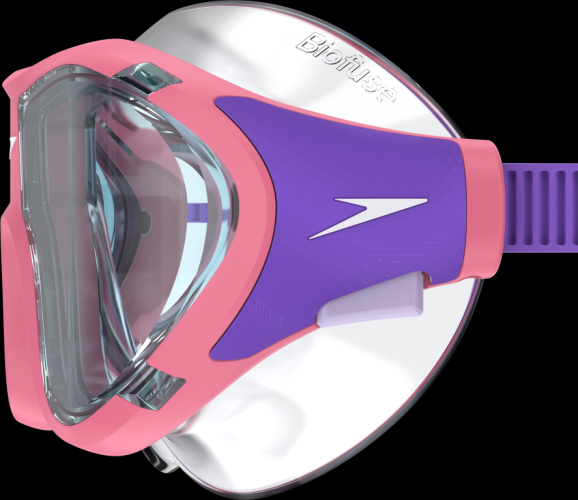 Preview: Speedo Biofuse 2.0 Mask Junior Goggles Junior - Pink Lemonade / Steel