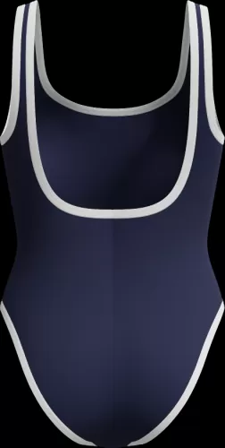 Speedo Solid Bound Scoop 1 Pc Swimwear Female Adult - Peacoat