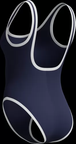 Speedo Solid Bound Scoop 1 Pc Swimwear Female Adult - Peacoat