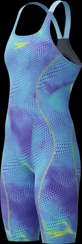 Speedo Fastskin HyperSpark Openback K Race Female Adult - Under Current/Sugar Blue