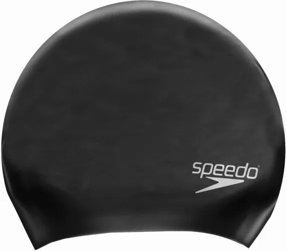 Speedo Long Hair Cap Swim Caps Adults - Black
