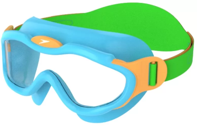 Speedo Biofuse Mask Infant Goggles Junior (0-6) - Azure Blue/Fluo G