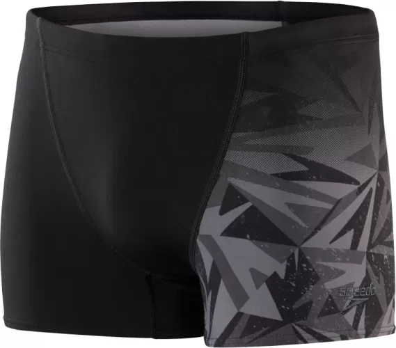 Speedo Hyper Boom Placement V-Cut Aqu Swimwear Male Adult - Black/Oxid Grey