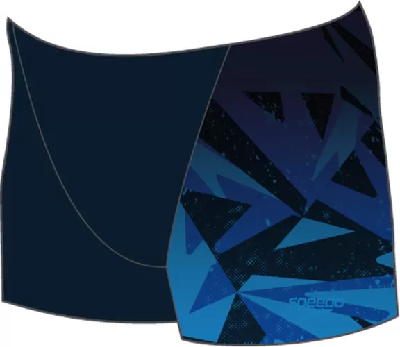 Speedo Hyper Boom V-Cut Aquashort Swimwear Male Adult - True Navy/Blue Fl