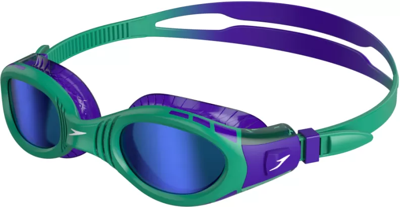Speedo Futura Biofuse Flexiseal Mirro Goggles Junior - Violet/Emerald/Sa