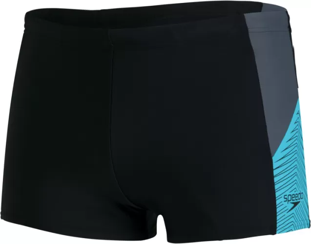 Speedo Dive Aquashort Swimwear Male Adult - Black/Hypersonic