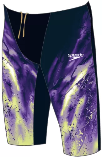 Speedo Fastskin LZR Pure Valor Jammer Swimwear Male Adult - True Navy/Miami L