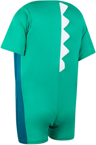 Preview: Speedo Croc Printed Float Suit Learn to Swim - Cosmos/Emerald/Aq