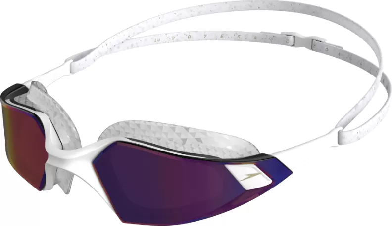 Speedo Aquapulse Pro Mirror Goggles Adults - White/Clear/Viole