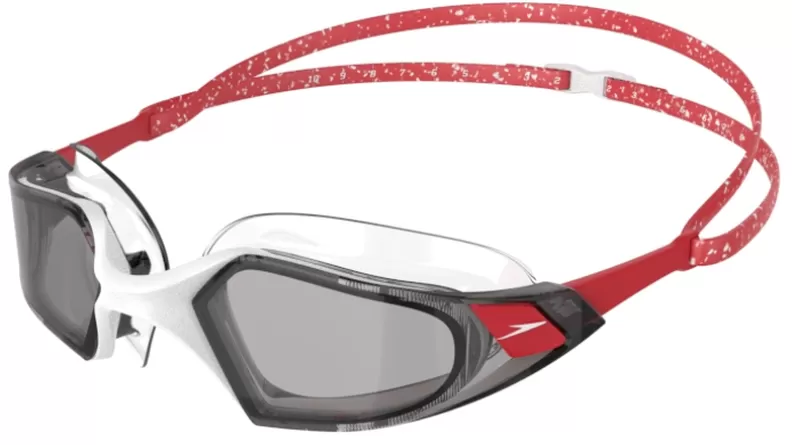 Speedo Aquapulse Pro Goggles Adults - Fed Red/White/Lig