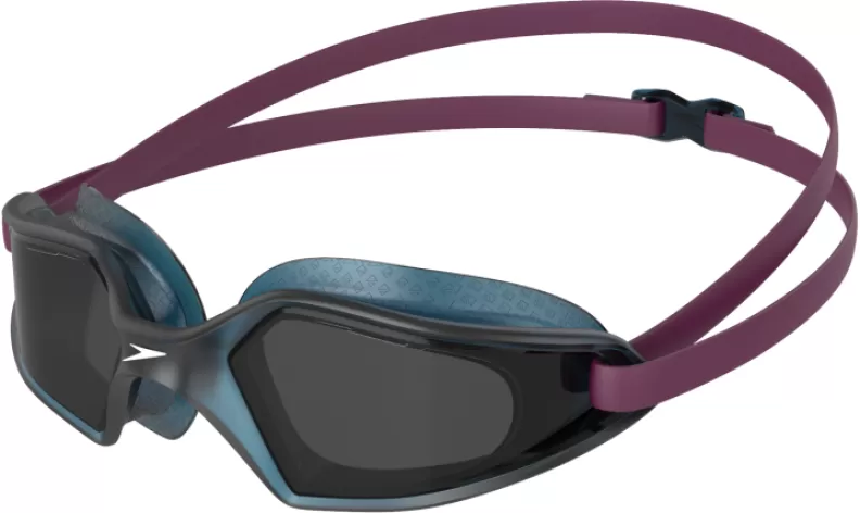 Speedo Hydropulse Goggles Adults - Deep Plum/Navy/Sm