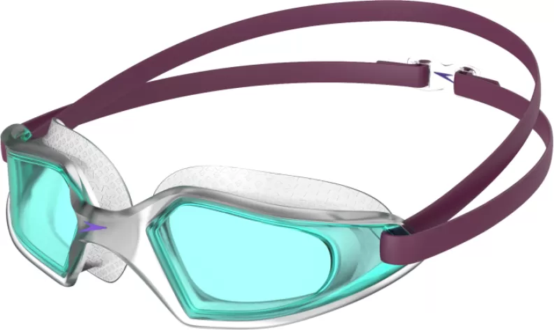Speedo Hydropulse Junior Goggles Junior - Deep Plum/Clear/L