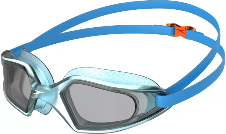 Speedo Hydropulse Junior Goggles Junior - Pool Blue/Mango/L
