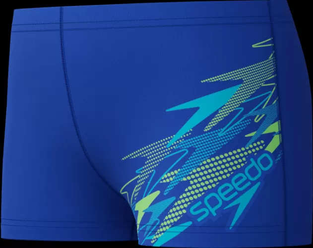 Speedo Medley Logo Aquashort Swimwear Male Junior/Kids - Deep Sapphire/Mayan Blue