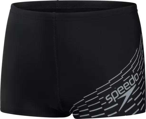 Speedo Medley Logo Aquashort Swimwear Male Junior - Black / Ardesia