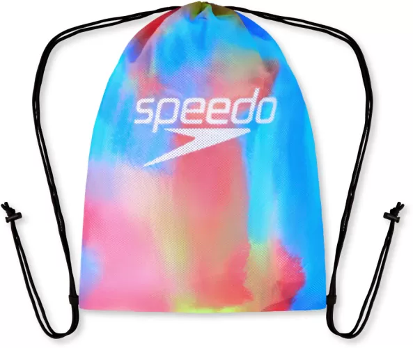 Speedo Printed Mesh Bags Bags - Kiki Pink/Lemon Drizzle/Picton Blue