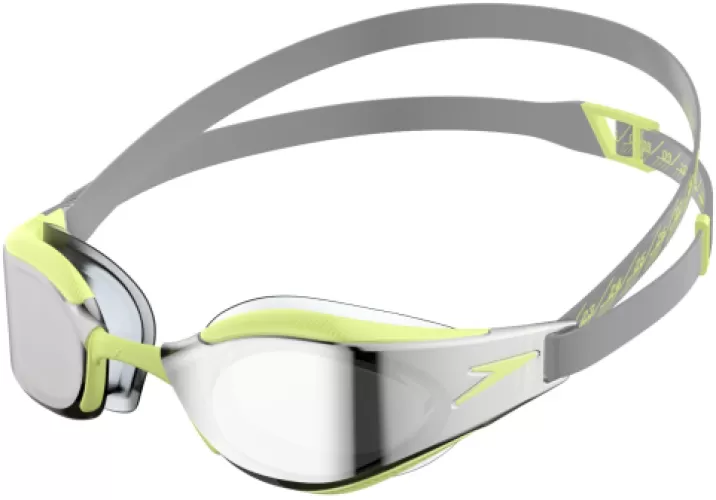Speedo Fastskin Hyper Elite Mirror Goggles Adults - Shark Grey/Spritz