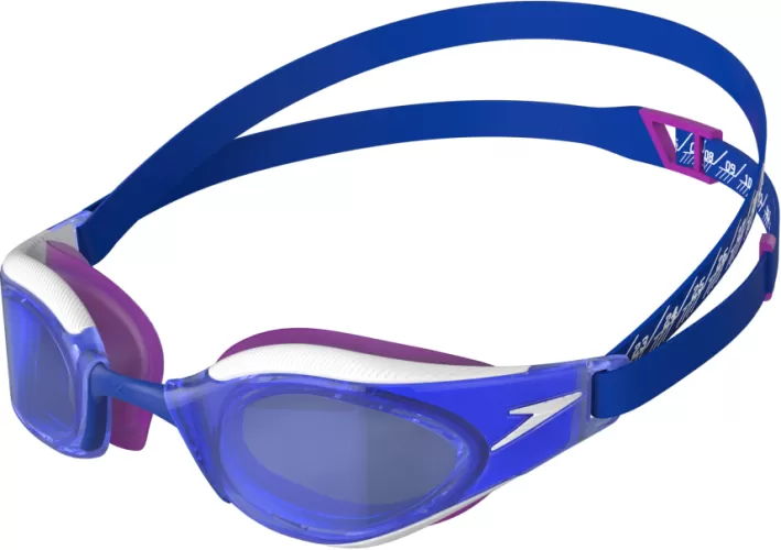 Speedo Fastskin Hyper Elite Goggles Adults - Blue Flame/Diva/W