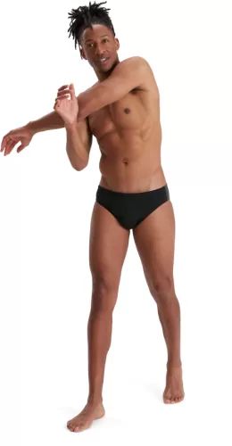 Speedo Boom Logo Splice 7cm Brief Adult Male - Black/Oxid Grey