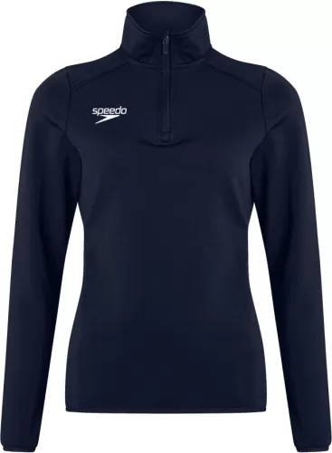 Speedo CLUB 1/4 ZIP MIDLYR TRN TOP AF Teamwear Female Adult - NAVY