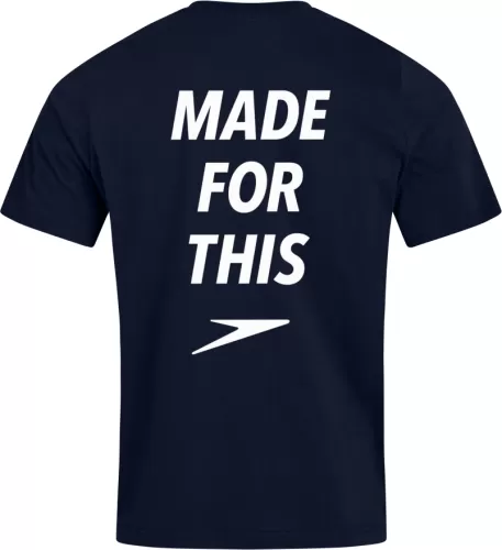 Speedo MADE FOR THIS TEE AM Teamwear Adult Male - NAVY