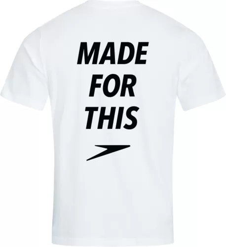Speedo MADE FOR THIS TEE AM Teamwear Adult Male - WHITE