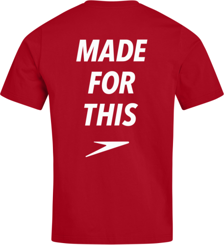 Preview: Speedo MADE FOR THIS TEE AM Teamwear Male Adult - FLAG RED