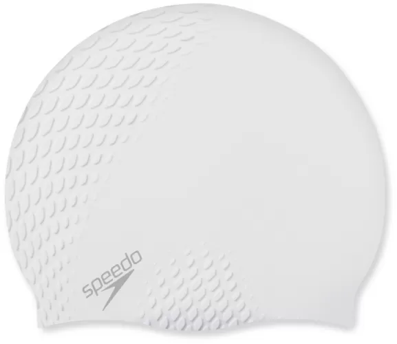 Speedo Bubble Active + Cap Swim Caps Adults - White